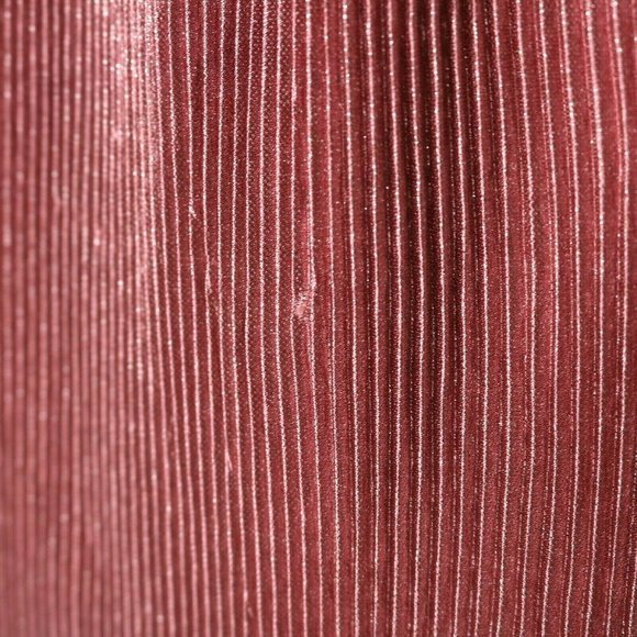 a.n.a Blouse Top Shirt Off The Shoulder Metallic Rose Pink Crinkle‎ L Large - Picture 7 of 11